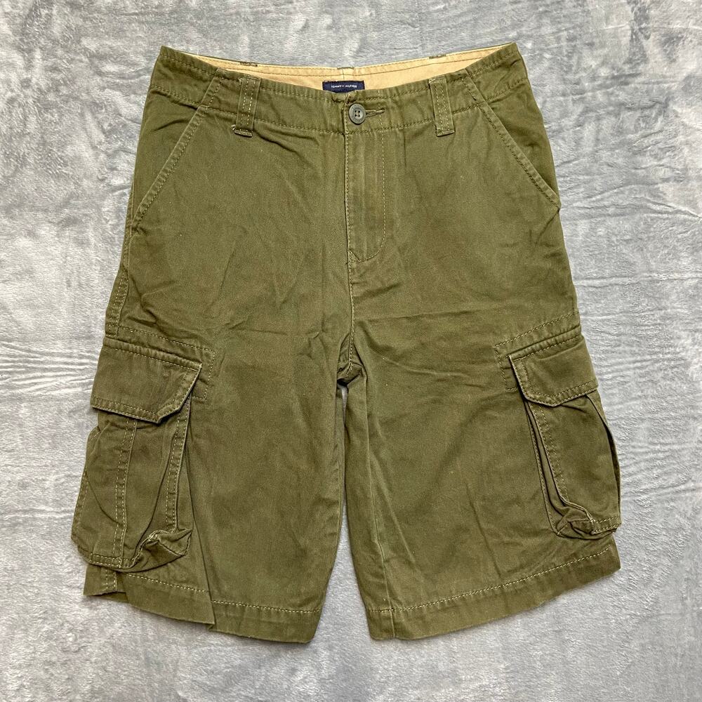 Tommy‎ Hilfiger Cargo Shorts Kids Size 10 Green
